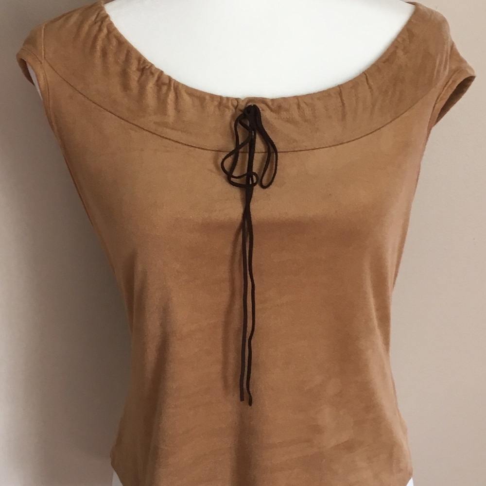 Suede top